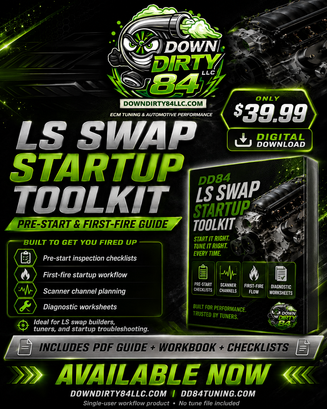 DD84 LS Swap Startup Toolkit – Pre-Start & First-Fire Guide