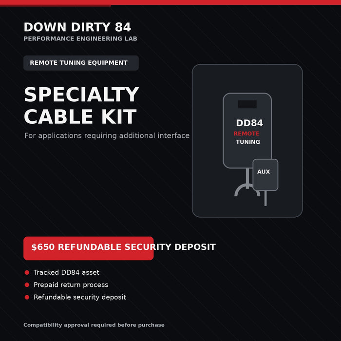 DD84 Specialty Cable Remote Tuning Equipment Loaner Kit