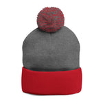 Down Dirty 84 Pom-Pom Knit Beanie