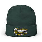 Down Dirty 84 Embroidered Knit Beanie