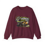 Dark heather DD84 performance crewneck sweatshirt