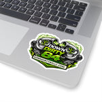 DD84 neon performance logo sticker 4 inch size