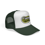 Dark green DD84 performance mesh trucker cap
