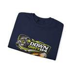 White DD84 performance crewneck sweatshirt
