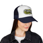 Royal blue DD84 performance mesh trucker cap