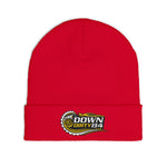 Down Dirty 84 Embroidered Knit Beanie