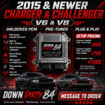Down Dirty 84 Dodge PCM package pricing graphic