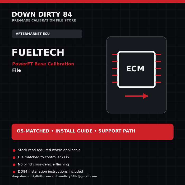 DD84 FuelTech PowerFT base calibration file