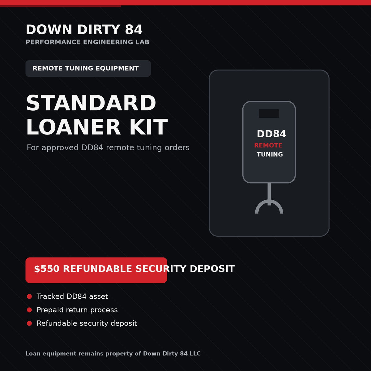 DD84 HP Tuners Standard Equipment Loaner Kit