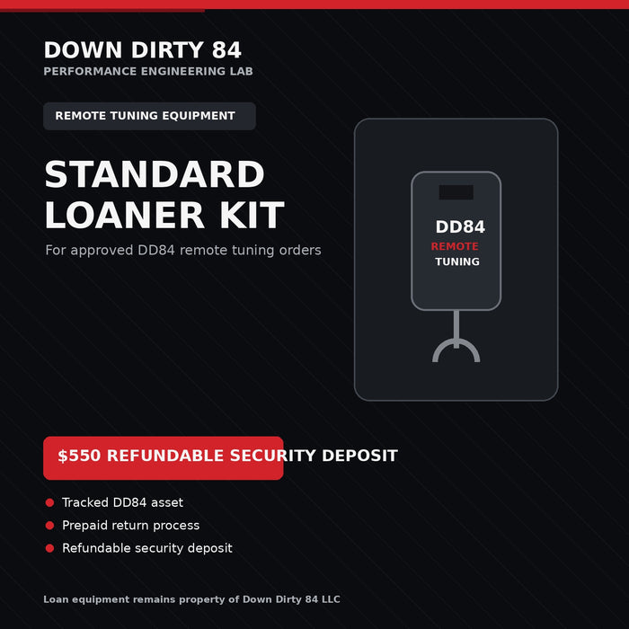 DD84 Standard Remote Tuning Equipment Loaner Kit