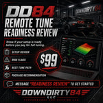 Down Dirty 84 pre tune diagnostic deposit graphic